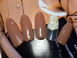 上品お花アートネイル