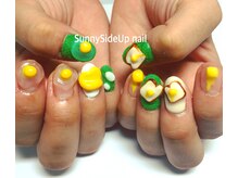 サニーサイドアップ ネイル(Sunny SideUp nail)/Picnic egg and bread