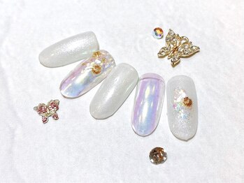 ネイルグラマラス 西新井店/《パラジェル》うるきらネイル　