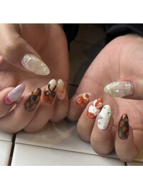 推しカラーネイル！