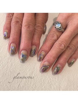 プログレス 東久留米店(PROGRESS)/ニュアンスマーブルネイル