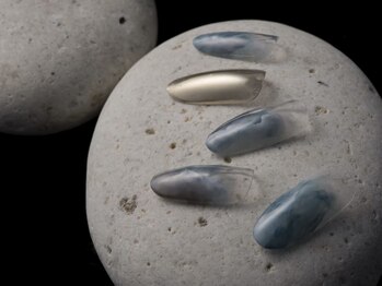 ネイルプラザ 河原町OPA店(NAIL PLAZA)/塗りかけ×ミラーネイル