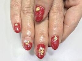オーロラフィルムネイル☆