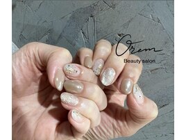 シンプルニュアンスネイル