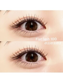 エニー アイラッシュ 筑紫口店(ANY Eyelash)/フラットラッシュ 100本