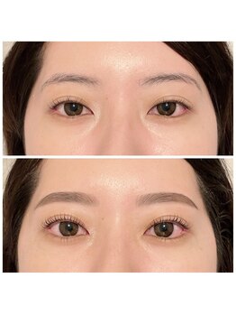 レイン 鹿児島天文館店(Rain)/アイブロウWAX+HBL+まつ毛パーマ