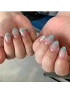 ネイルアート/スキニーフレンチ
