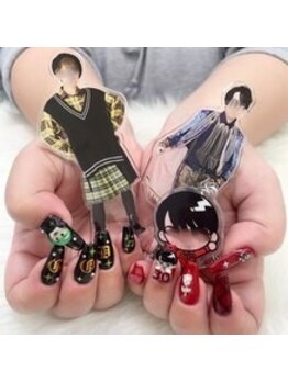 プリュム(Plume)/3D/推しネイル/キャラクター