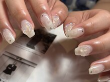 デューネイルスタジオ(dew nail studio)/ホワイトグラデーション
