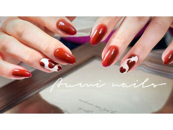 アユミネイル 川崎(Aumi nail)/バレンタインネイルにハード！