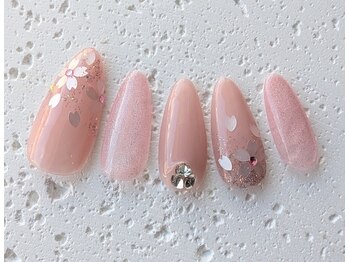 ジュネル/春ネイル◆桜ネイル