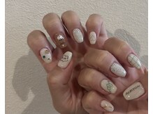 ハレ(hare.)/色えんぴつ手書きネイル