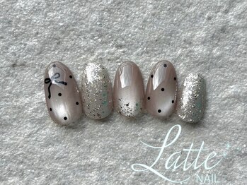 ラテネイル(Latte Nail)/10月定額デザイン Hand ver.