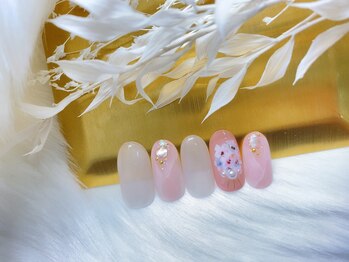 モンスリールネイル(Mon sourire nail)/【ハンド】定額アート9980円