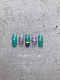 定額ビジューネイル☆￥8980