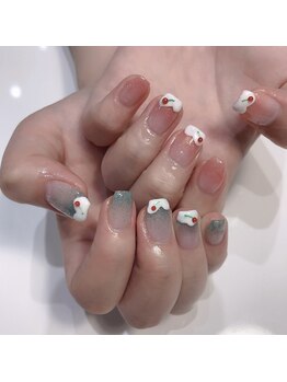 クリスタルネイルサロン(Crystal Nail)/3Dメロンソーダクリームネイル