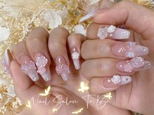 ネイルサロン トゥービー 御徒町上野(To Be)/山茶花ネイル