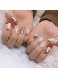 大理石ネイル