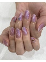 スウィーティーネイル 本厚木駅前店(Sweetie Nail)/マグネットワンカラー＋アート