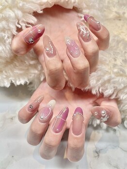 ビーメルシー 天満橋(bea.merci)/うる艶ワンホン冬ネイル