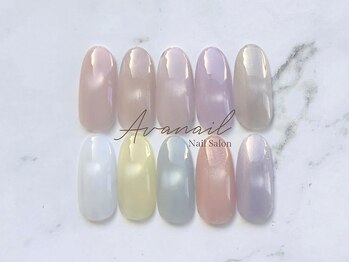 アバネイル 名駅店(AVA NAIL)/春色☆マグネットネイル