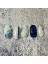 【初回オフ無料】朝顔ネイル