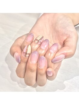 リアンブリエ(LienBriller)/チェックネイル