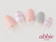 ネイルサロン アビー グランデュオ蒲田店(abbie)/ギンガムチェック　￥13926