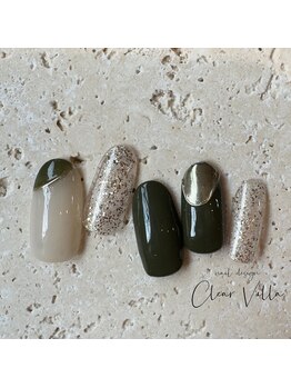 ネイルサロンクリアヴィラ(nail salon clear villa)/trend &nbsp;nuance￥8990
