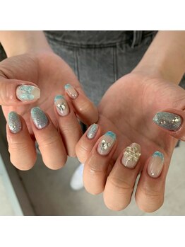 ビー 高槻(be)/ネイルアート/スキニーフレンチ