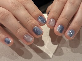 ネイビーネイル