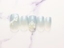 白リボンパールネイル初回￥6980