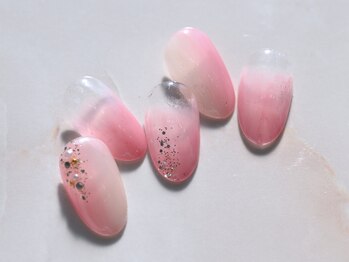 ルシェルアイ/ニュアンス☆桃☆ホログラム