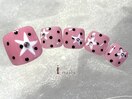 ドット×星ネイル8480円