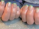 GreenFrenchネイル