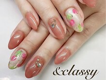 アンドクラッシィ(&classy.)/定額ネイル（お花ネイル）