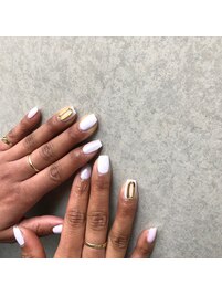 ほんのりパープルネイル♪