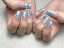 ネイルアンドアイラッシュ ルクソー ホテル日航福岡店(Nail&Eyelash LUXUEUX.)の雰囲気（【豊富な定額サンプル】人気のニュアンスデザインも多数☆）