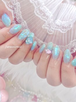 ファラウェイネイル(Faraway nail)/オーロラネイル☆
