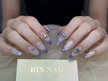 リンネイル 新大久保店(Rin Nail)/#待ち込みデザインOK　#付け放題