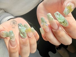 推しカラーネイル