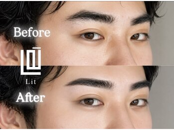 リット 広島並木通り(Lit)の写真/【広島/眉毛/メンズ】自信を創る眉毛サロン!第一印象を変えるモテ眉で垢抜け◎清潔感のある大人の印象へ!