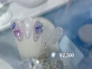 艶っぽ梅雨ネイル定額¥7,500