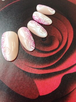 ハプティック/エレガントローズネイル