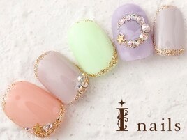 パステルムーンネイル　9480円