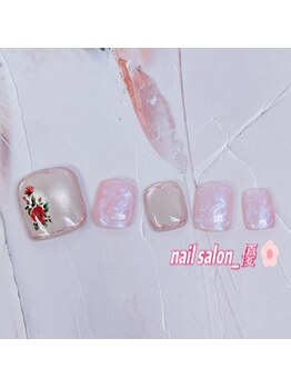 ネイルサロン 優/【フット定額】シンプルデザイン
