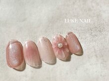 ルークネイル(LUKE NAIL)/ぷっくりフラワーネイル　春　花