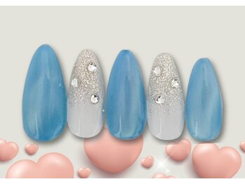 アイラッシュアンドネイルサロン カンカ(Kanka)/2月キャンペーンネイルB3￥5700