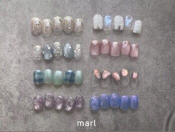 マール エムシス(marl Msis)の写真/最旬お洒落ネイルが叶う!高技術&モチの良さ◎毎月新作デザイン更新!【定額¥7150/持ち込みfree art¥8800】