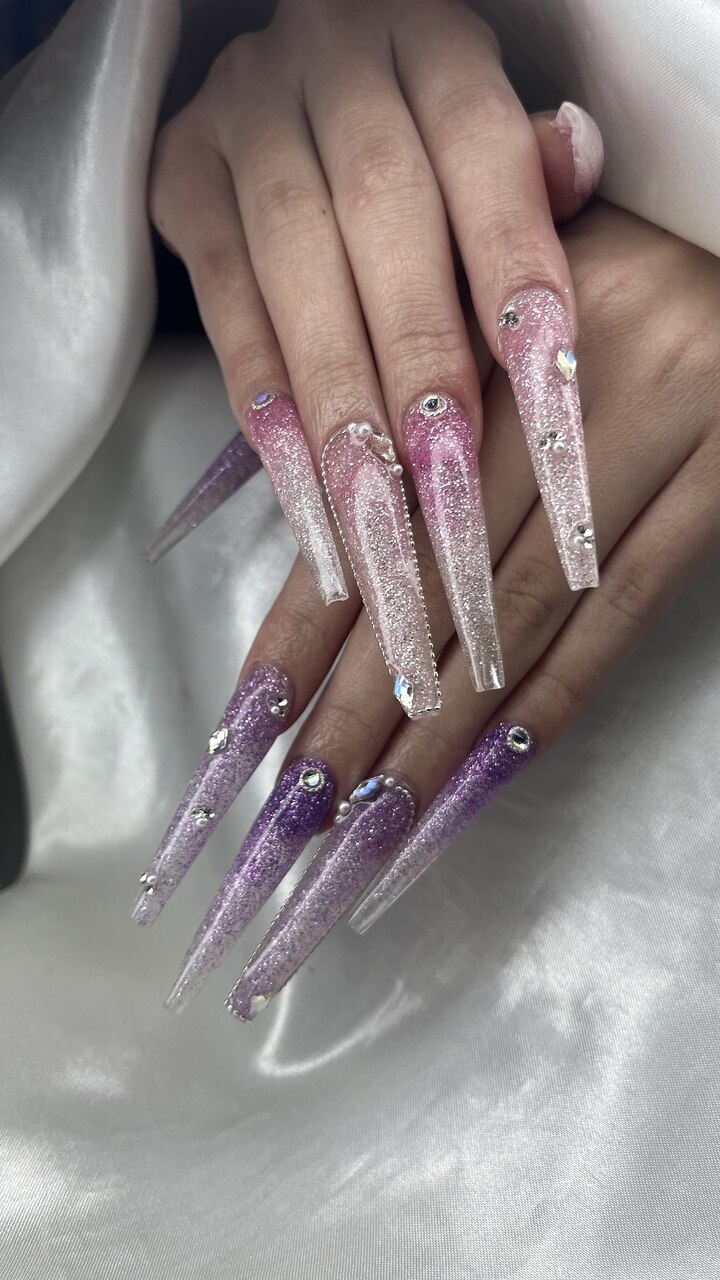 ラメグラデーション：PG014353646｜クロスネイル 渋谷店(CROSS nail)の